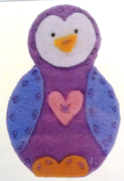 Penguin Finger Puppet - My 1st Felt Kit