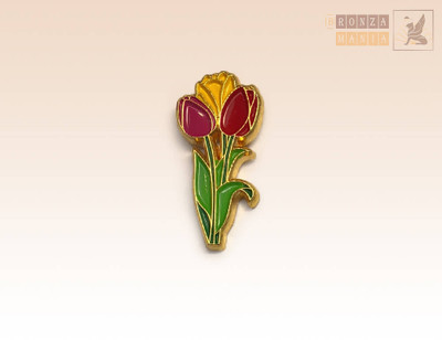 "Tulips" Collectible Pin BronZamania B2458