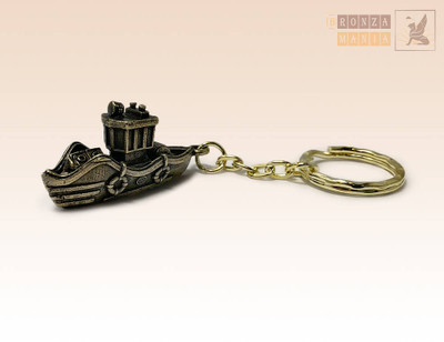 "Ship" Collectible Souvenir Keychain Statue BronZamania B2512