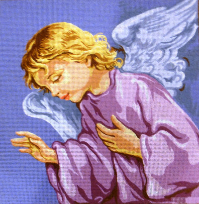 "Angel" Printed Canvas for  Needlepoint Tapestry Gobelin  Embroidery Gobelin L 46374