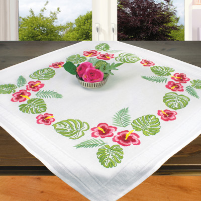 "Summer"   Tablecloth Kit for Embroidery Schaefer 6995