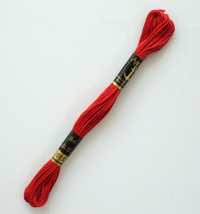 Anchor Cotton Threads for Embroidery Shade 013 Dark coral