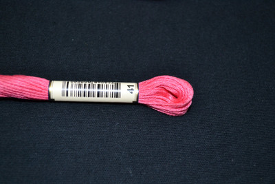 Anchor Cotton Threads for Embroidery Shade 41 Carmine Rose Medium Light