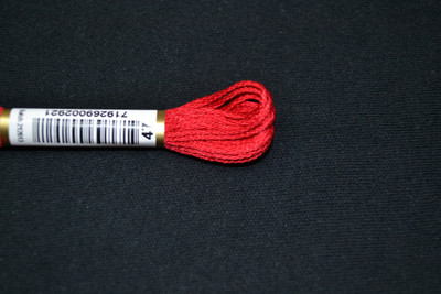 Anchor Cotton Threads for Embroidery Shade 47 Carmine Red