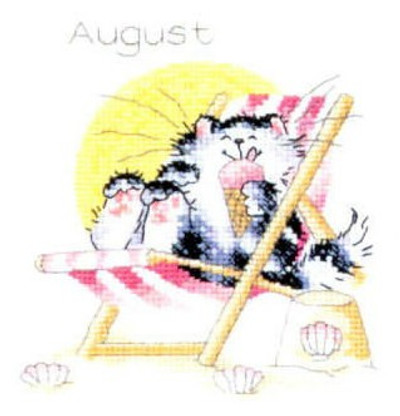 "August"  Printed Needlework Kit