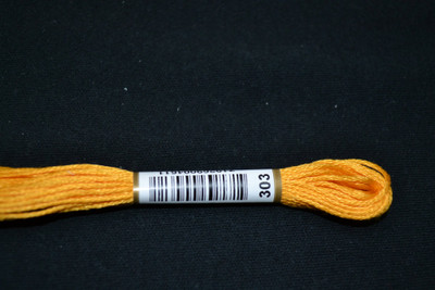 Anchor Cotton Threads for Embroidery Shade  303 Citrus Medium