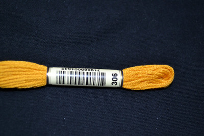 Anchor Cotton Threads for Embroidery Shade  306 Topaz Medium Light
