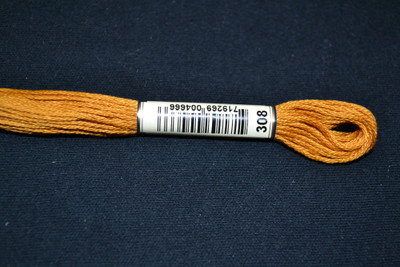 Anchor Cotton Threads for Embroidery Shade  308 Topaz Medium Dark