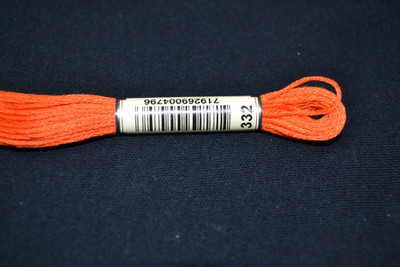 Anchor Cotton Threads for Embroidery Shade  332 Blaze Light