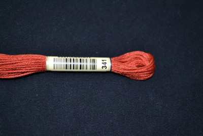 Anchor Cotton Threads for Embroidery Shade  341 Terra Cotta Dark