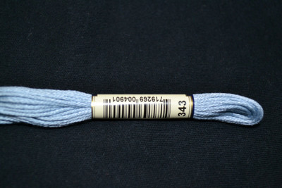 Anchor Cotton Threads for Embroidery Shade  343 Slate Blue