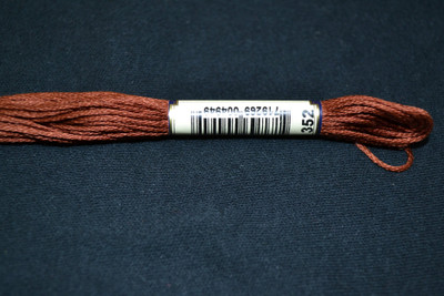 Anchor Cotton Threads for Embroidery Shade  352 Bark Dark