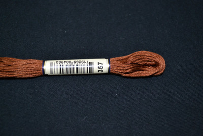 Anchor Cotton Threads for Embroidery Shade  357 Mocha Dark
