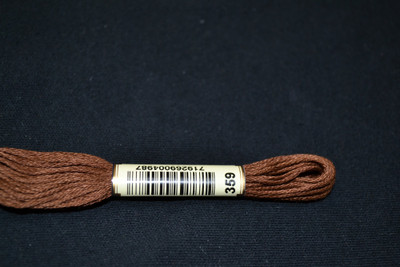 Anchor Cotton Threads for Embroidery Shade  359 Coffee Med