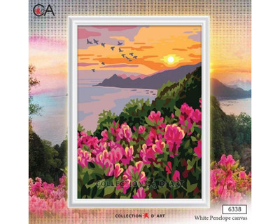 "Evening" Printed Needlepoint Tapestry Canvas 6338