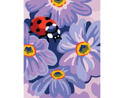 "Ladybird" Printed Needlepoint Tapestry  Canvas Collection D'art  3350