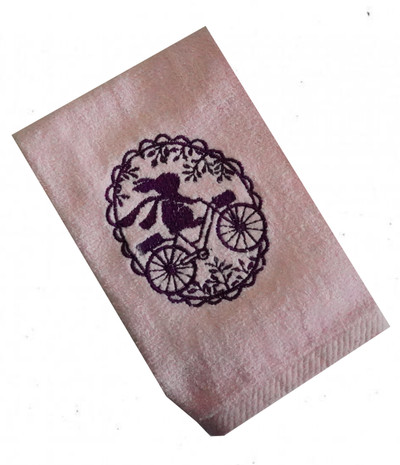 "Easter" White Towel Gift Embroidered Hand Kitchen Towel  Veralis