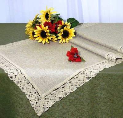 Tablecloth Fabric for Embroidery  329-02 19x39"