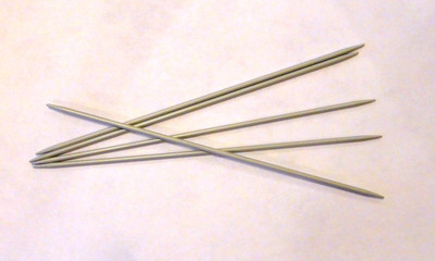 Aluminium Socks Knitting Needles  Size 2.5  Set of 5