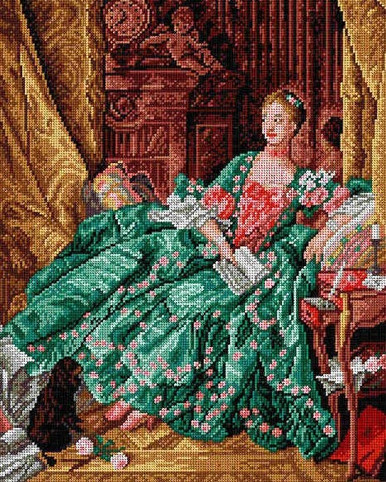 Gypsy Princess Printed Canvas for Cross Stitch Tapestry Gobelin Embroidery  Orchidea 2236J - Veralis