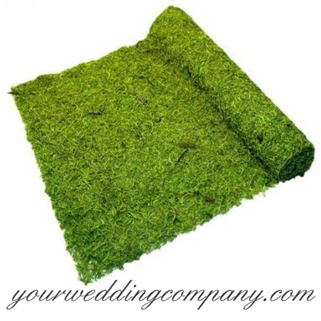 Decorative Moss Mat Sheeting, Moss Table Runner