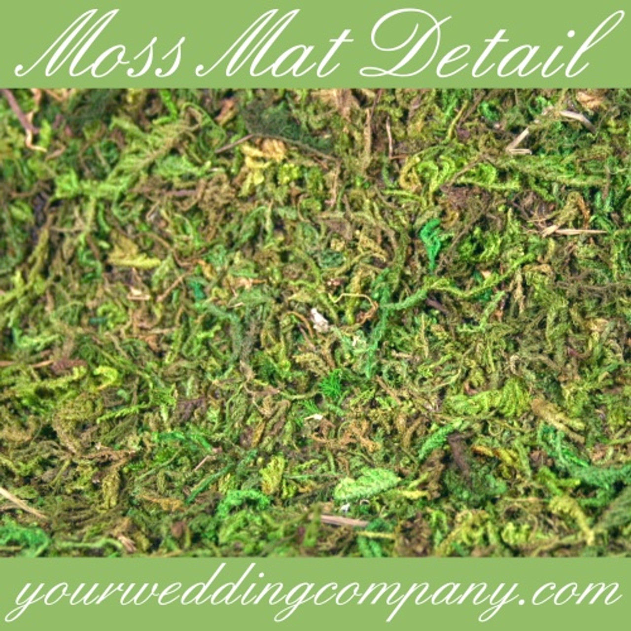 Decorative Moss Mat Sheeting, Moss Table Runner