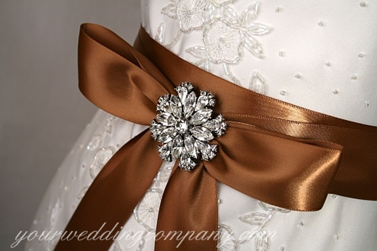 Double faced satin ribbon 1/2 inch wide - perfect for stabilizing