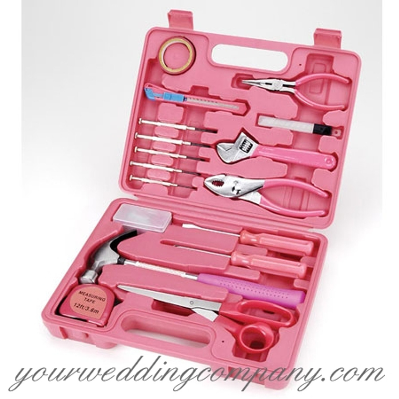 Pink Crafter's Toolbox, Craft Tools and Case
