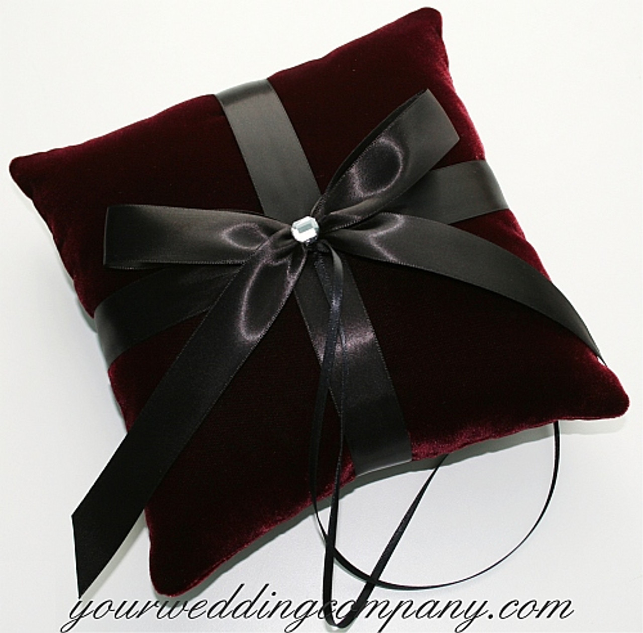 Personalised wedding ring cushion pillow with rings holder box NAMES CUSTOM  ~ | eBay