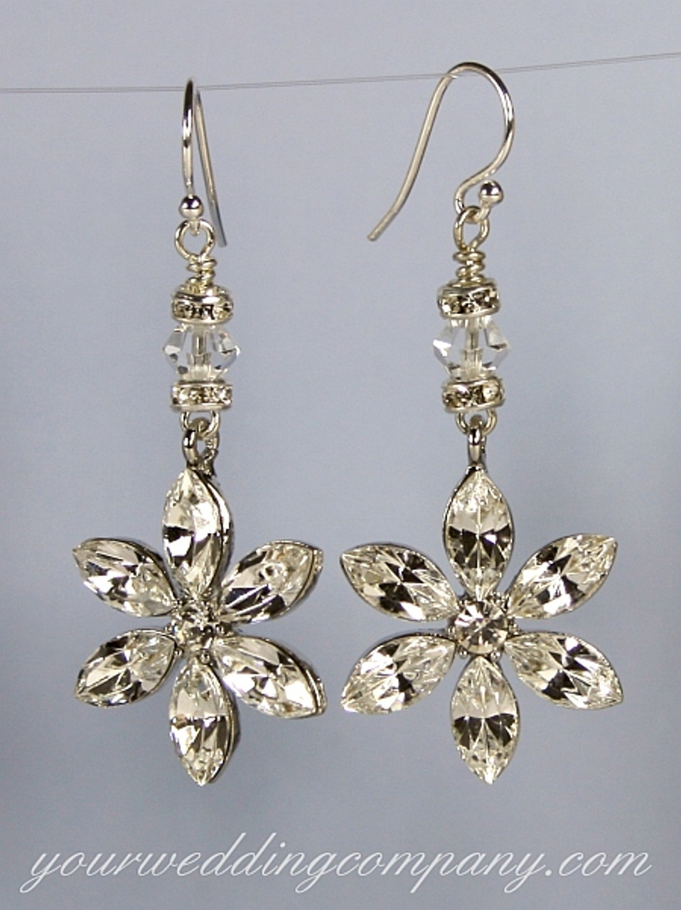 Handcarved Flower Gemstone Ruby & Emerald, Diamond Chandelier Earrings –  Mettlle