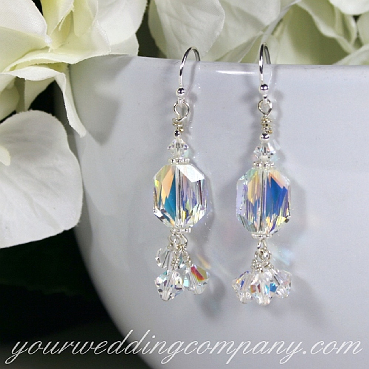 Amazon.com: Swarovski Crystal Earrings Studs