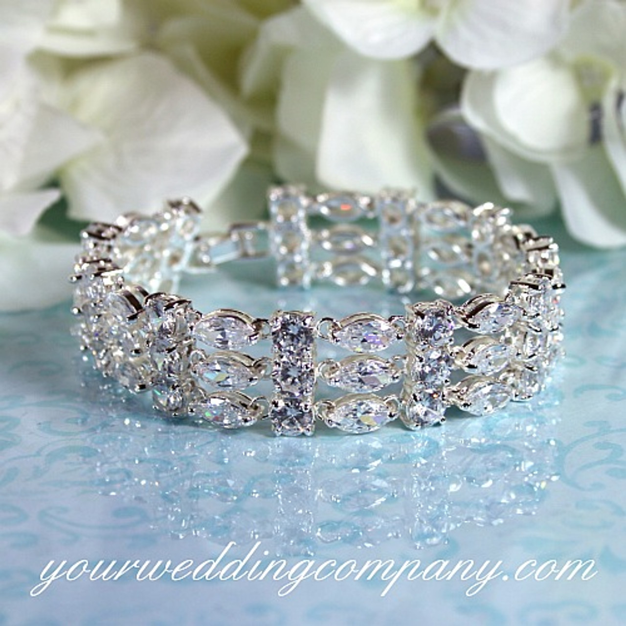 American Diamond Zircon Bracelet - Ameera