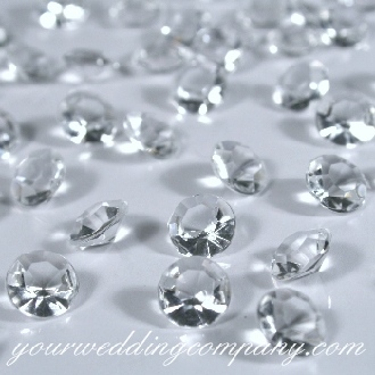 1000pcs 3-8mm Wedding Decoration Scatter Table Crystals Diamond Acrylic Confetti 