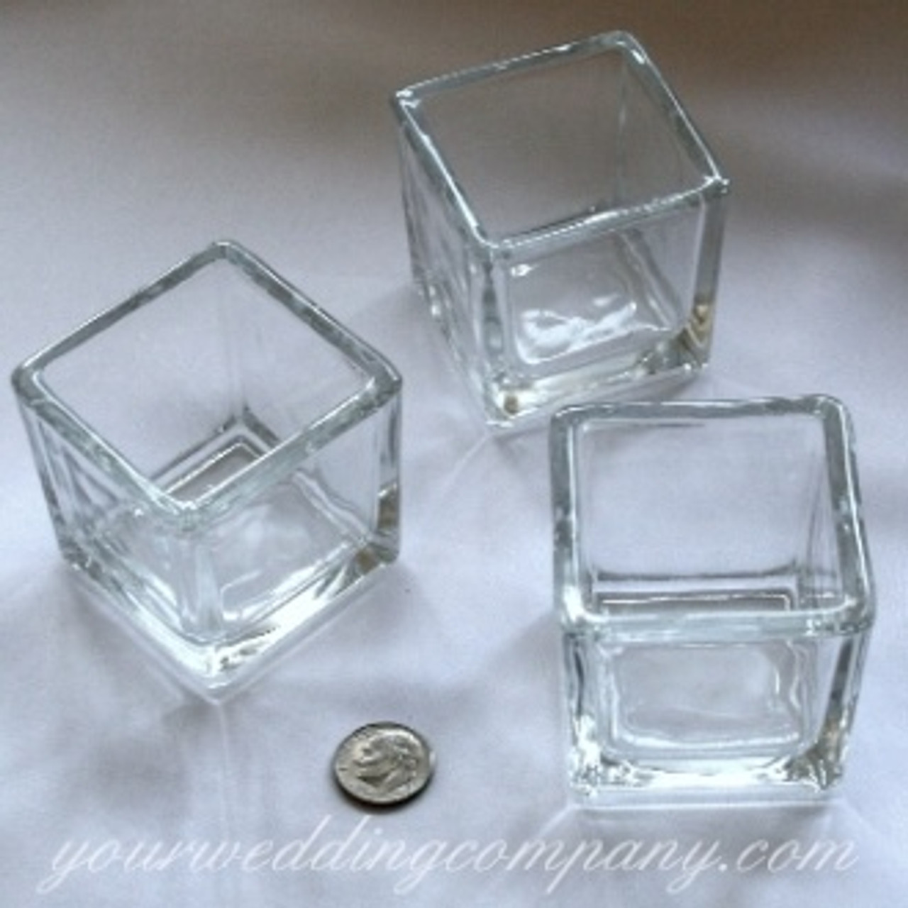 square glass cups