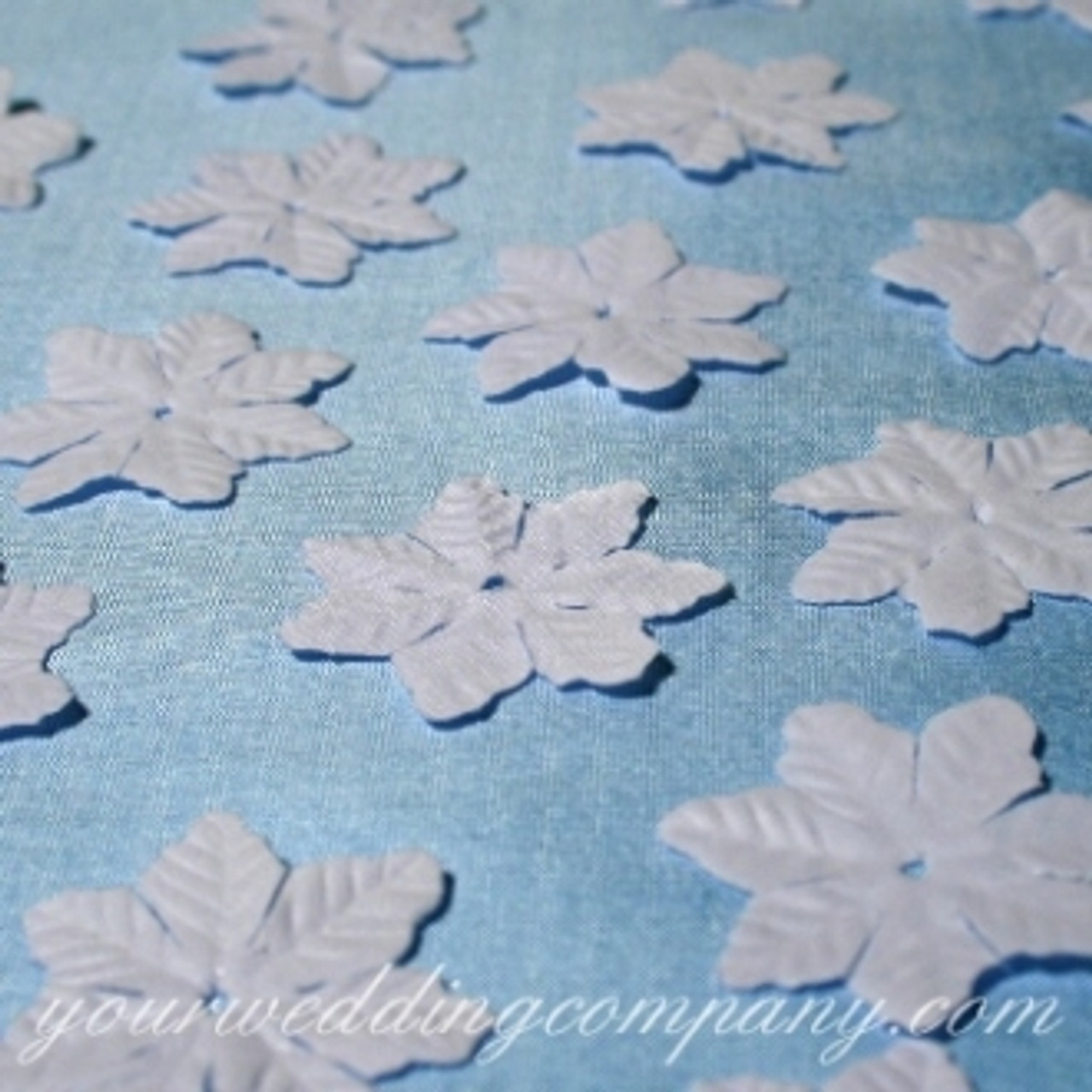 Silk Snowflake Confetti, Winter Table Confetti