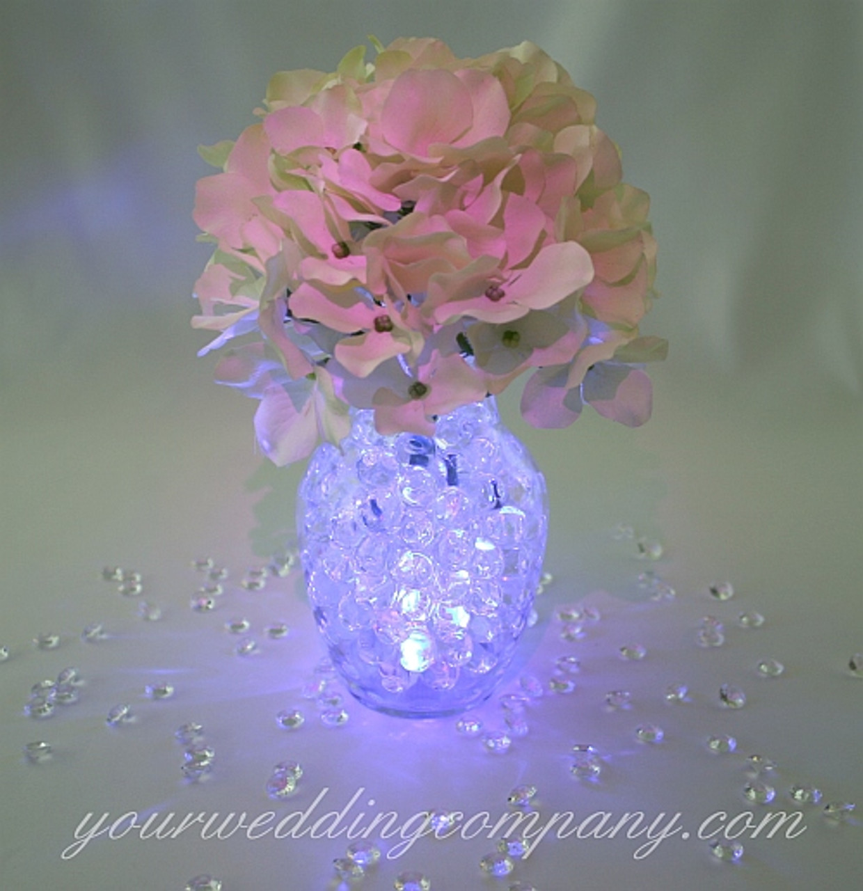 48 LED submersible RGB Color Wedding Floralyte Floral Decoration Tea light 