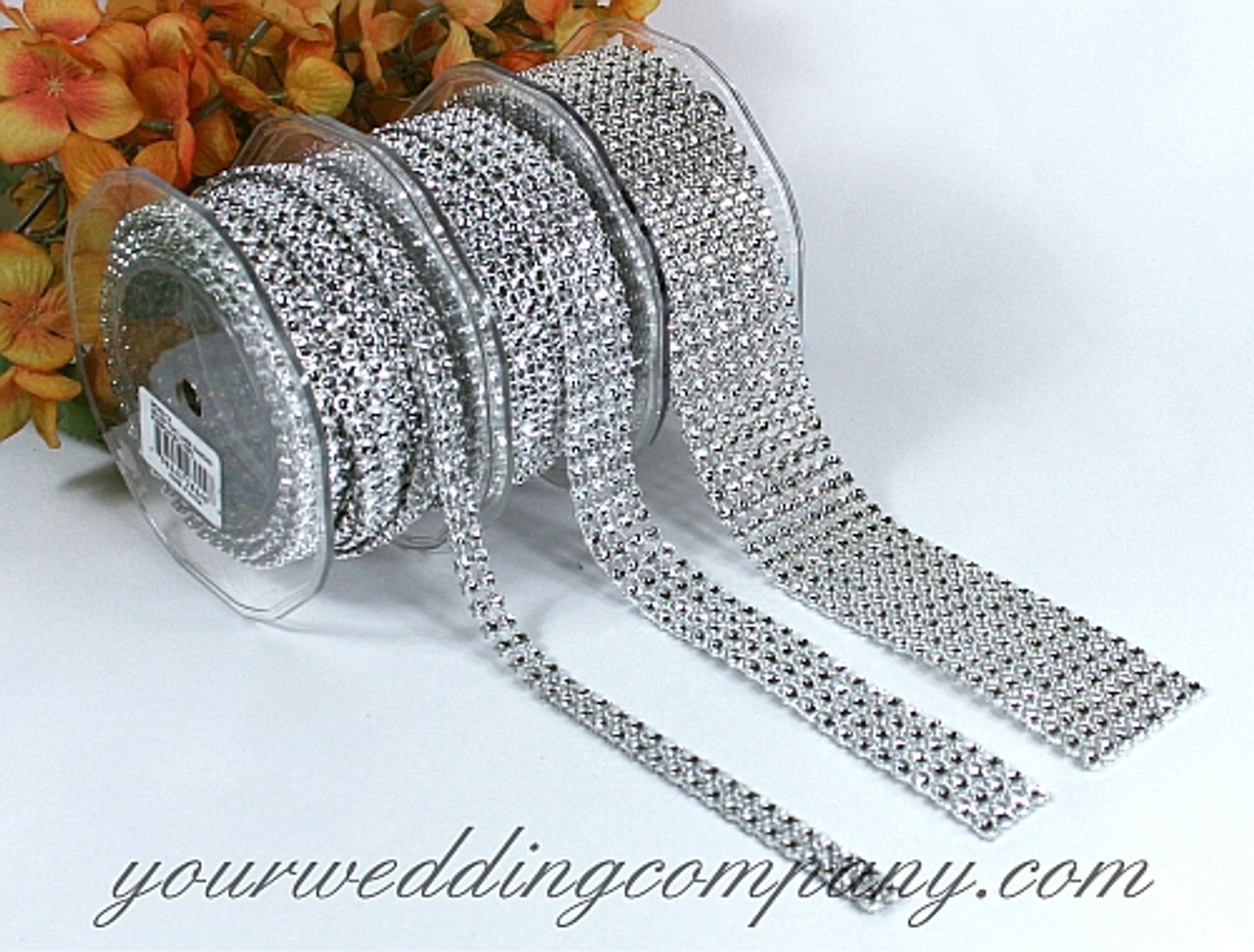 Narrow Diamond Wrap (Simulated Rhinestone Ribbon)