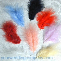 Marabou Feathers - Eco Friendly Wedding Decoration