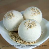 Honey Oatmeal Luxury Bath Bombs