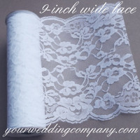 9 inch Double Scalloped Lace