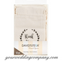 Stamped Linen Wedding Favor Bags - Thank You Lavender Favors - Eco Friendly Wedding Favor Bags