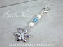 Something Blue Crystal Flower Bridal Bouquet Charm