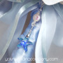 Crystal Starfish & Coin Pearl Bouquet Charm