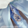 Petite Something Blue Swarovski Teardrop Bouquet Charm