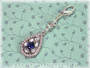 Petite Something Blue Swarovski Teardrop Bouquet Charm