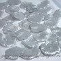 Silver Glitter Silk Rose Petals