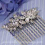 Swarovski Crystal Floral Wedding Hair Comb