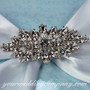 Large Swarovski Crystal Marquis Brooch - Wedding Accessory