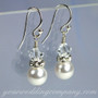 Swarovski Pearl Drop Bridal Earrings