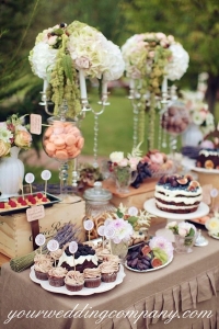 Rustic Dessert Buffet